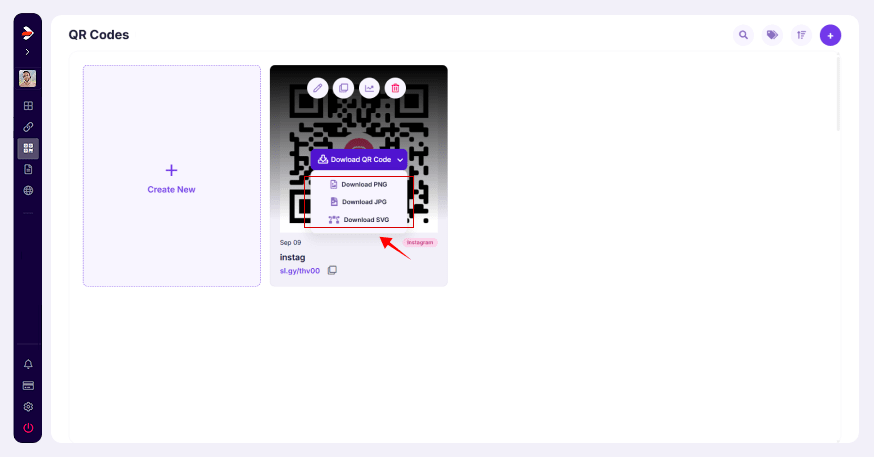 download qr code formats