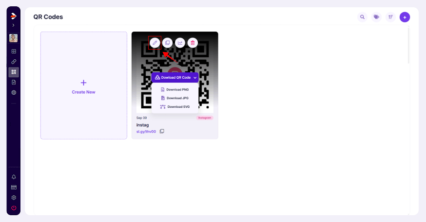edit QR Code