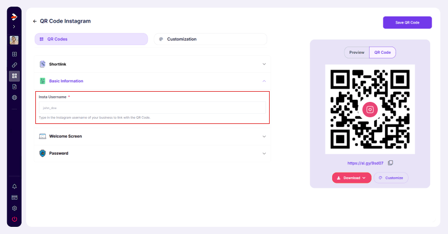 enter custom title