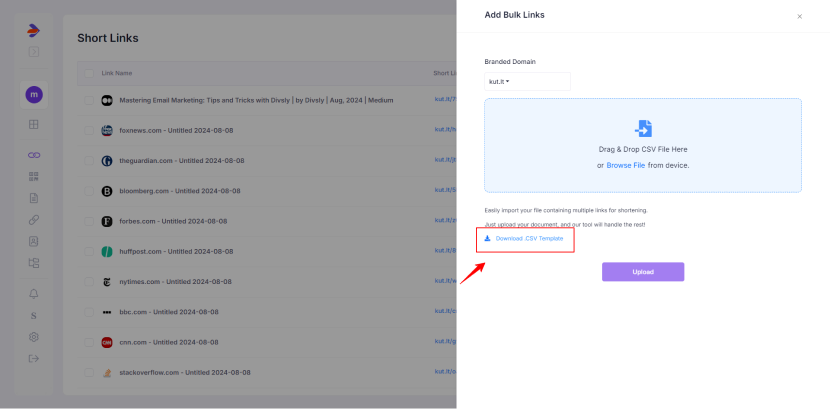 bulk upload template