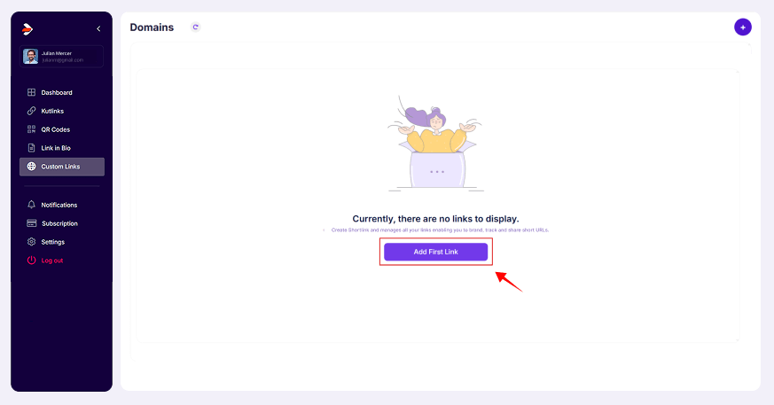 add new domain divsly